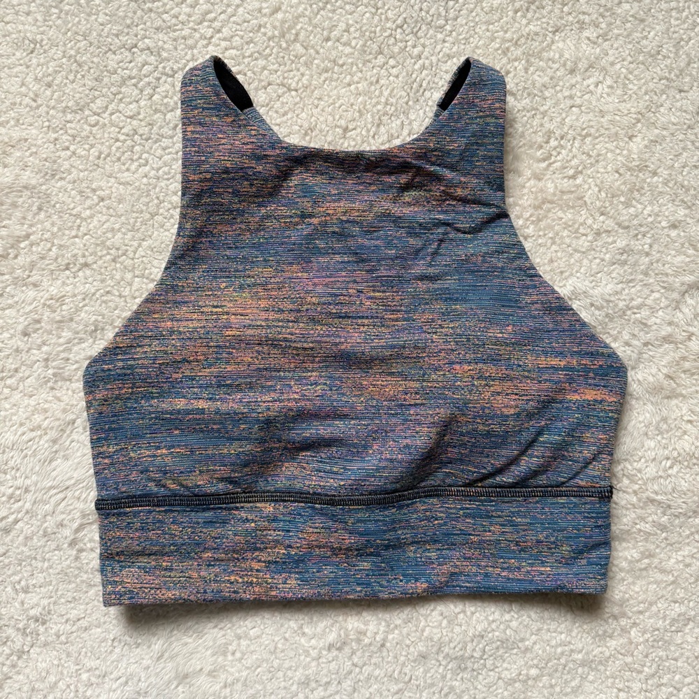 Lululemon Energy High-Neck Longline Bra Size 6